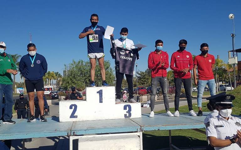 Policía de Jesús María, Eduardo Martínez Velázquez, primer lugar en la Carrera Atlética