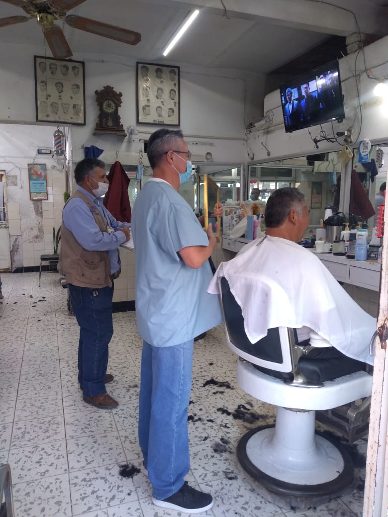 Verifican funcionamiento de peluquerías y salones de belleza en Aguascalientes