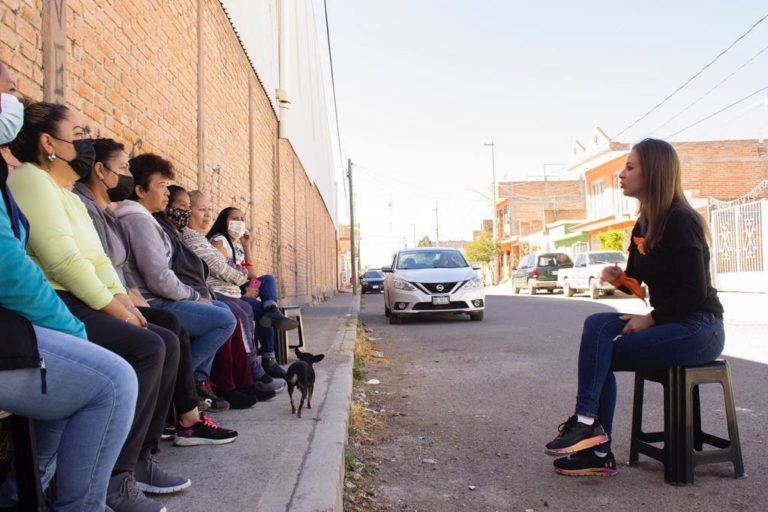 En precampaña, visitó Anayeli Muñoz los 11 municipios de Aguascalientes