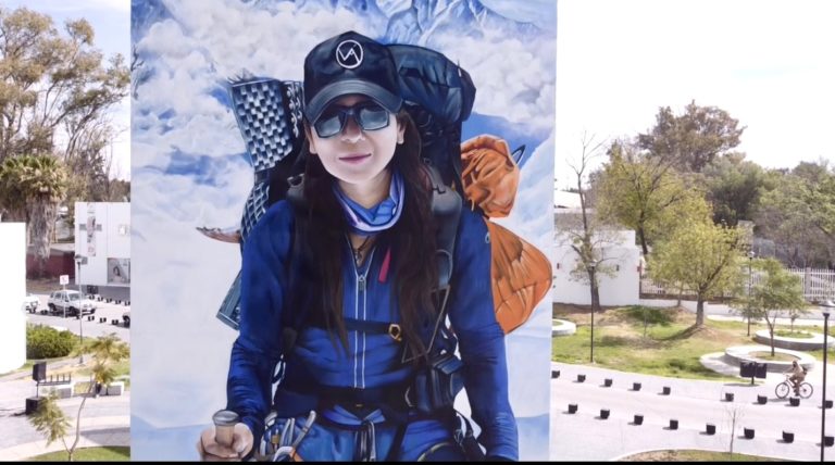 “Entre nubes y cumbres” nuevo mural de IAJU