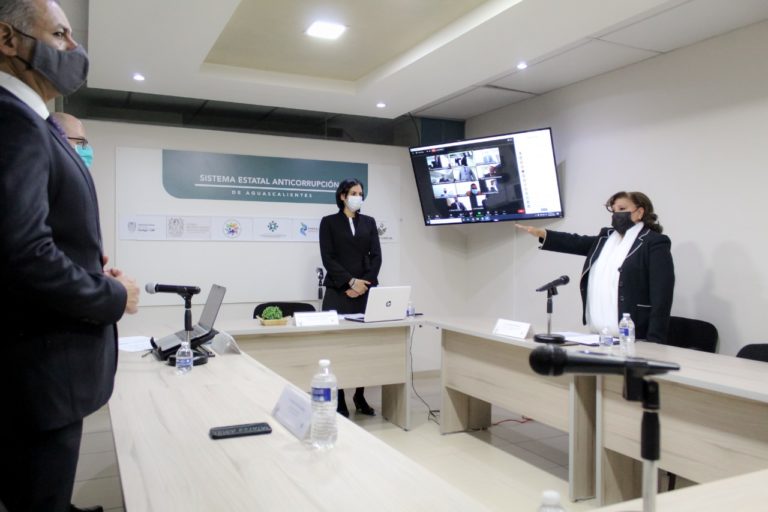 Josefina Díaz Aguilar rinde protesta como presidenta del Comité Coordinador del Sistema Estatal Anticorrupción