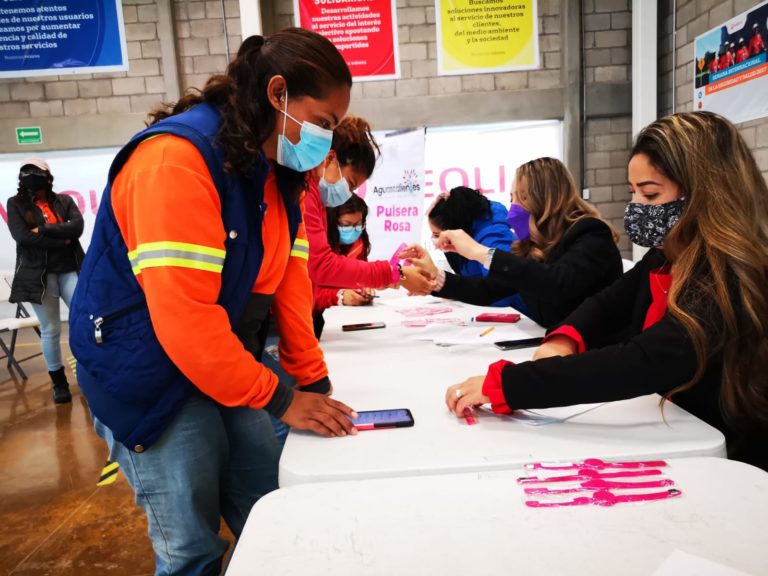 Se suma Veolia a iniciativa Pulsera Rosa