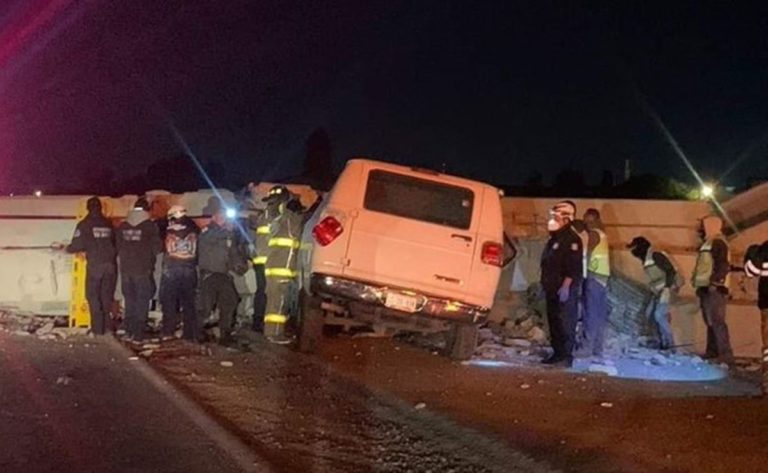 Colapsa puente en tramo de la México-Pachuca que conectará con el AIFA