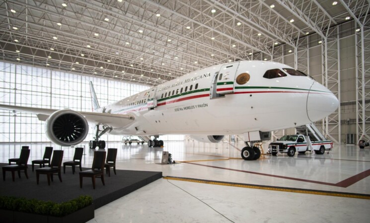 ¿Se rentará para fiestas y bodas el Avión Presidencial de México que AMLO no pudo vender?