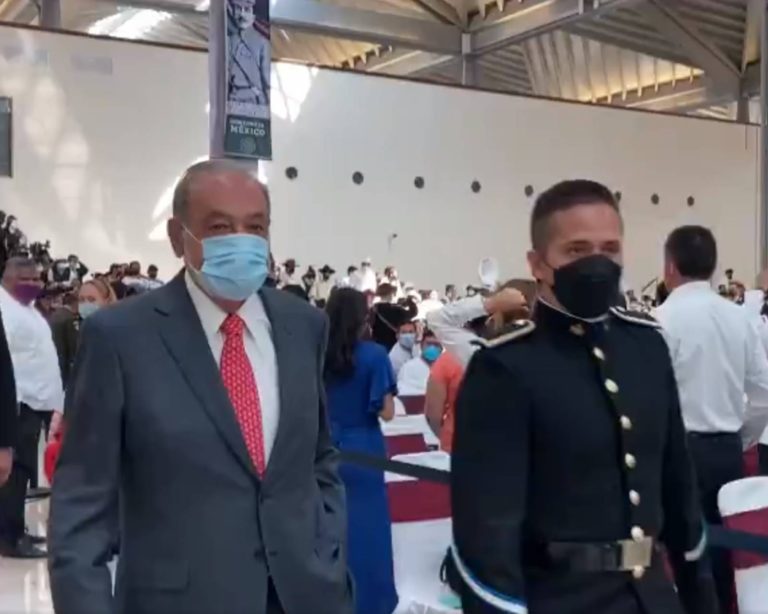 Carlos Slim, el mismo de Telmex y la obra de la Línea 12, dice que en AIFA es “espectacular”