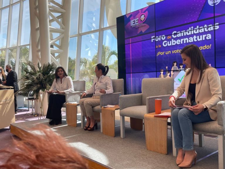 Así fue el Foro de las candidatas a la gubernatura de Aguascalientes 2022