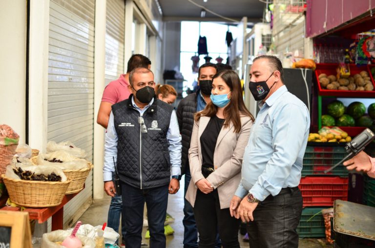 Se llevó a cabo gira de supervisión en mercados del municipio de Aguascalientes