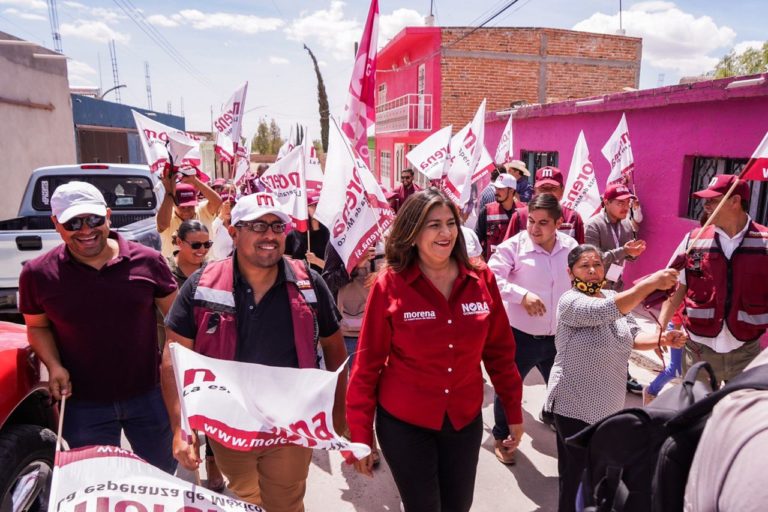 Reciben a Nora Ruvalcaba en los municipios del interior de Aguascalientes