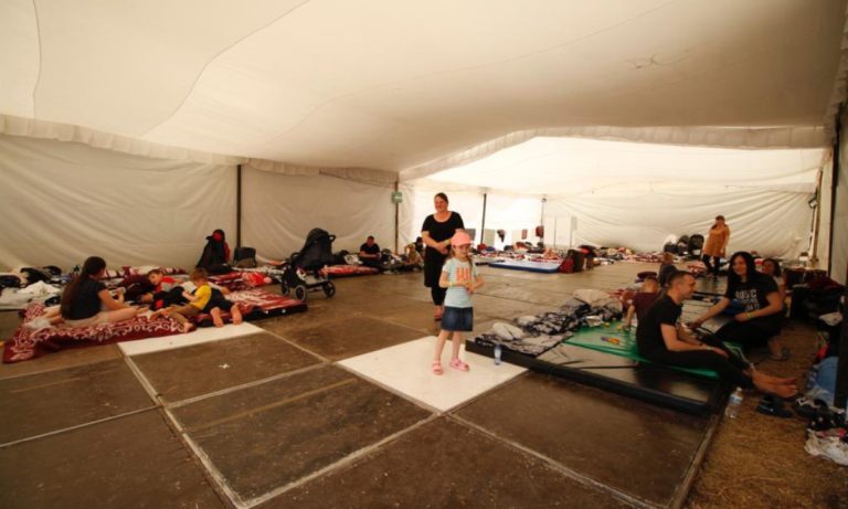 Albergue para ucranianos es instalado en Iztapalapa