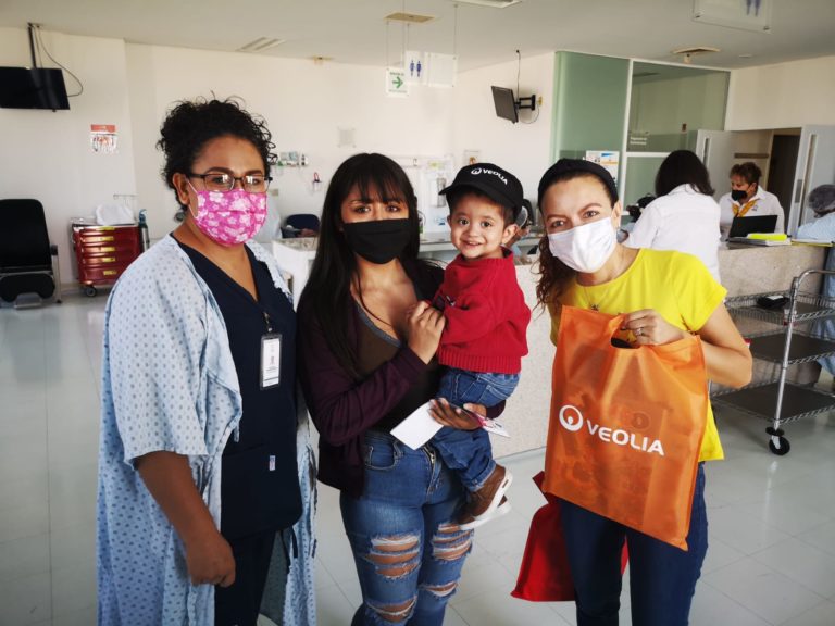 Apoya Veolia asociación en pro de niños con cáncer