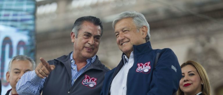 AMLO manda un abrazo al “Gobernador que está detenido” (El Bronco)