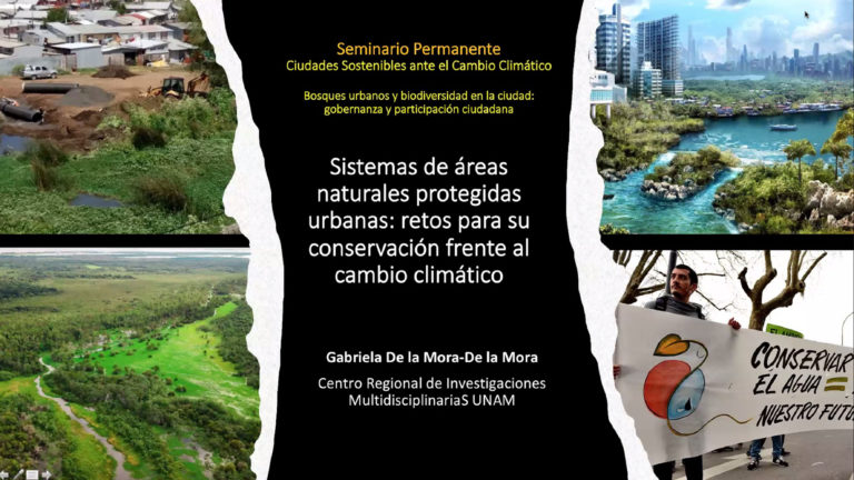 Conservación de áreas naturales, principal requerimiento en las ciudades 