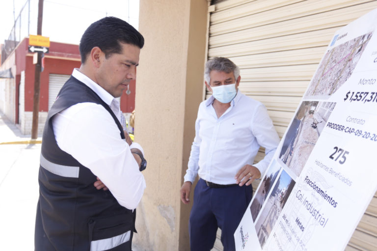 Con más de 1.5 mdp, municipio capital de Aguascalientes rehabilita red de agua en la Colonia Industrial
