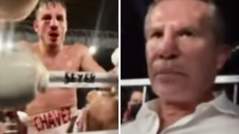 Así reaccionó Julio César Chávez al ver la derrota de su hijo Omar Chávez