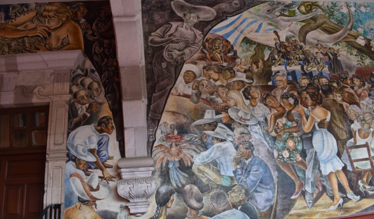 El mural de la Feria de San Marcos/ Imágenes de Aguascalientes 