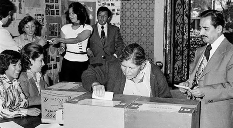 Voto femenino, elemento de la construcción política del país