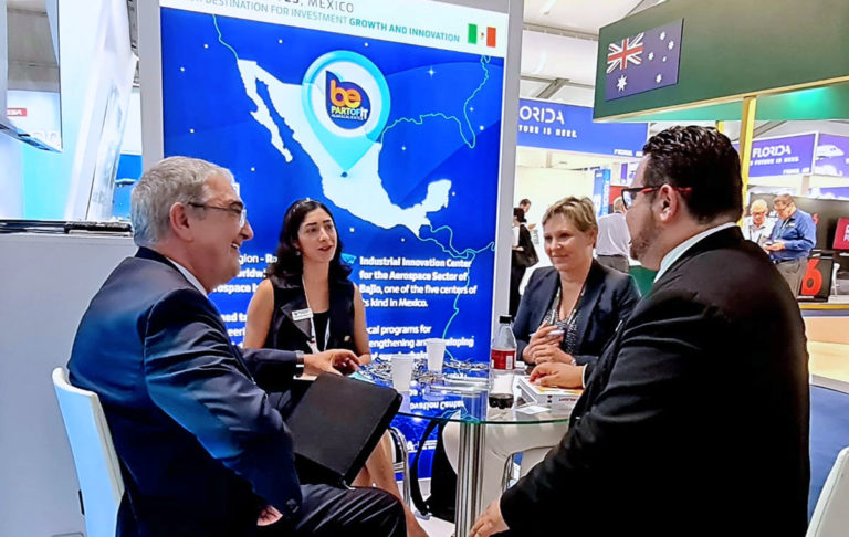 Promoción económica de Aguascalientes en la Farnborough International Airshow 2022 en el Reino Unido