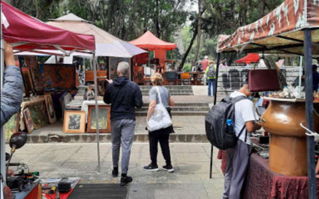 Secretaría de Cultura asegura 93 piezas arqueológicas en tianguis de la colonia Doctores