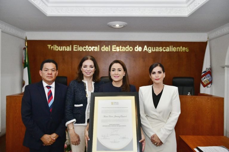 Declara Tribunal Electoral del Estado de Aguascalientes Gobernadora electa a Tere Jiménez