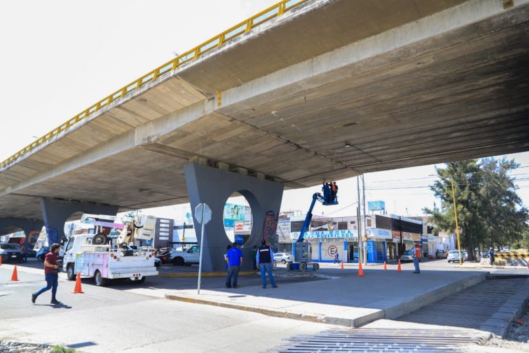 Municipio capital de Aguascalientes realizará trabajos de mantenimiento en el puente vehicular superior de Segundo Anillo sur y Av. Ferrocarril
