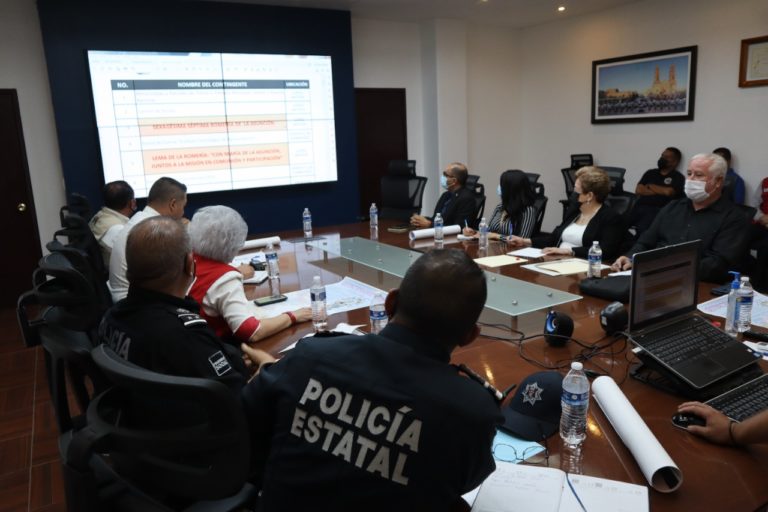 Inician preparativos para el operativo de seguridad de la Romería en honor a la Virgen de la Asunción