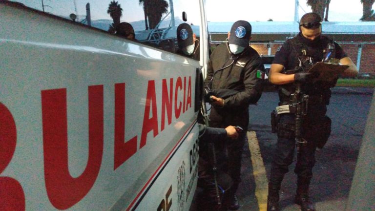 Diariamente paramédicos efectúan revisión a elementos de Secretaría de Seguridad Pública del Estado de Aguascalientes