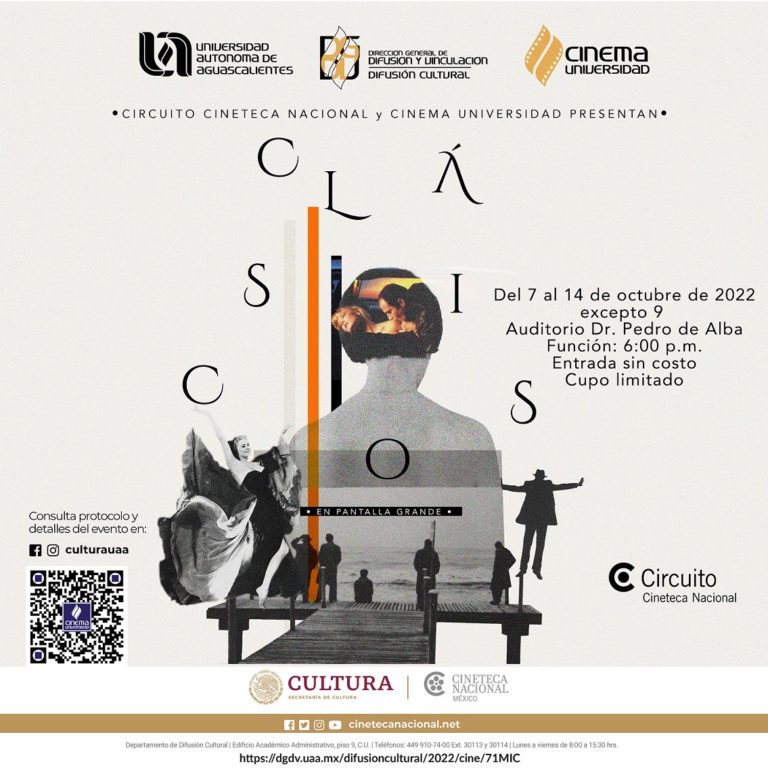 Ciclo “Clásicos en Pantalla Grande” de la Cineteca Nacional en la UAA