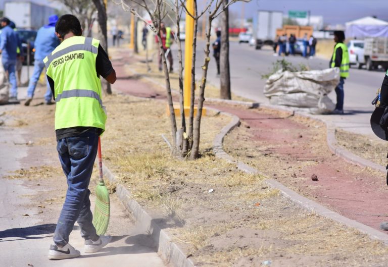 A la fecha 120 personas hicieron trabajo comunitario por sus faltas administrativas en Aguascalientes