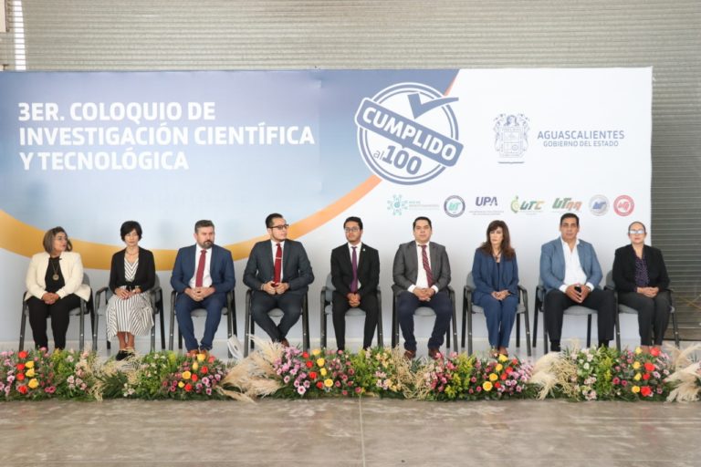 Inaugura IEA Tercer Coloquio de Investigación Científica y Tecnológica en Aguascalientes