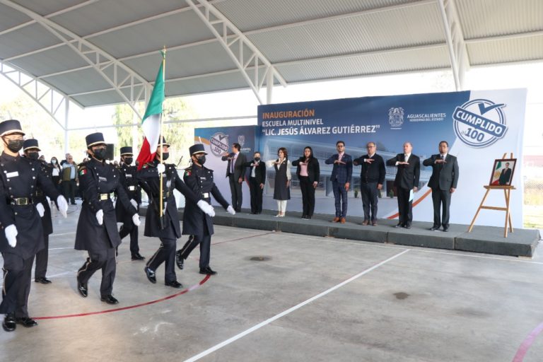 Inaugura IEA escuela multinivel Lic. Jesús Álvarez Gutiérrez