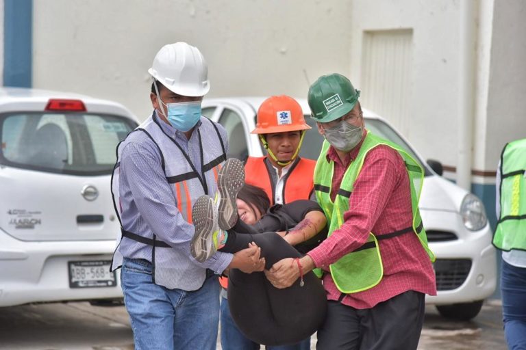 Realiza Jesús María simulacro y evacuación