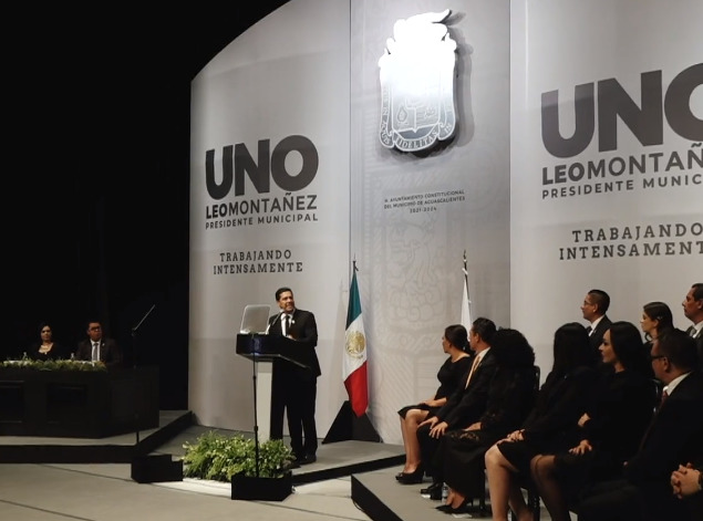 Así fue el primer informe de gobierno de Leo Montañez, alcalde de Aguascalientes