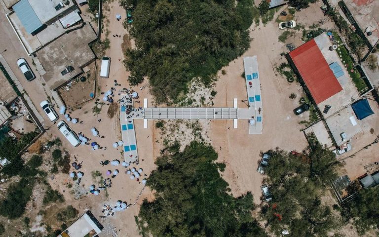 Pabellón de Arteaga trabaja en accesibilidad y obras de calidad