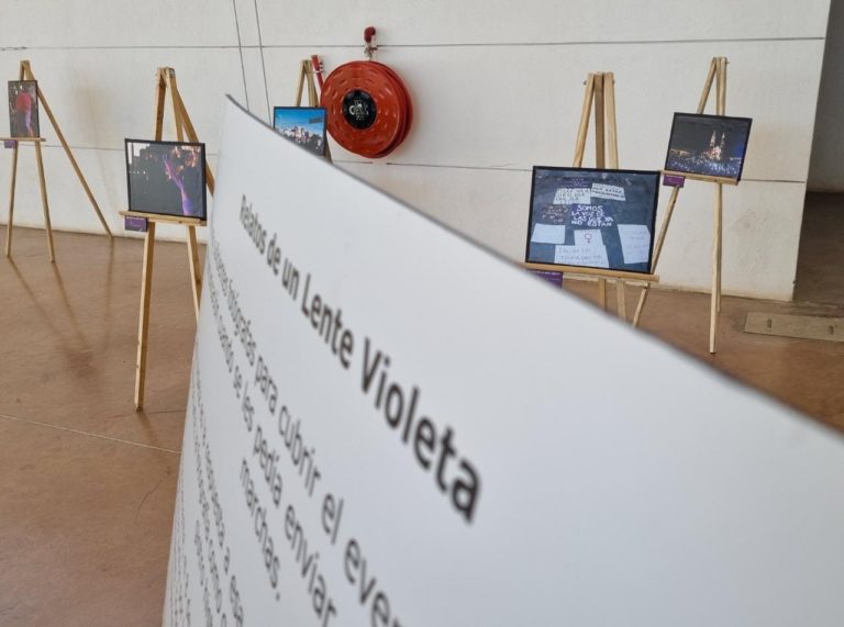 Exposición feminista documenta el 8M en Aguascalientes 