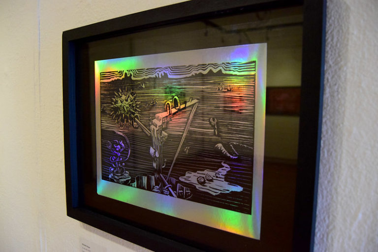 Paisajes de horror cósmico una galeía del Centro de Artes Visuales en Aguascalientes