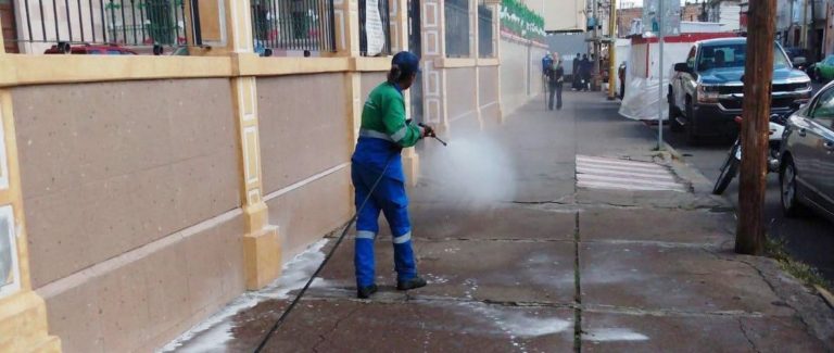 Intenso operativo de limpieza desarrolla municipio durante celebraciones guadalupanas en Aguascalientes