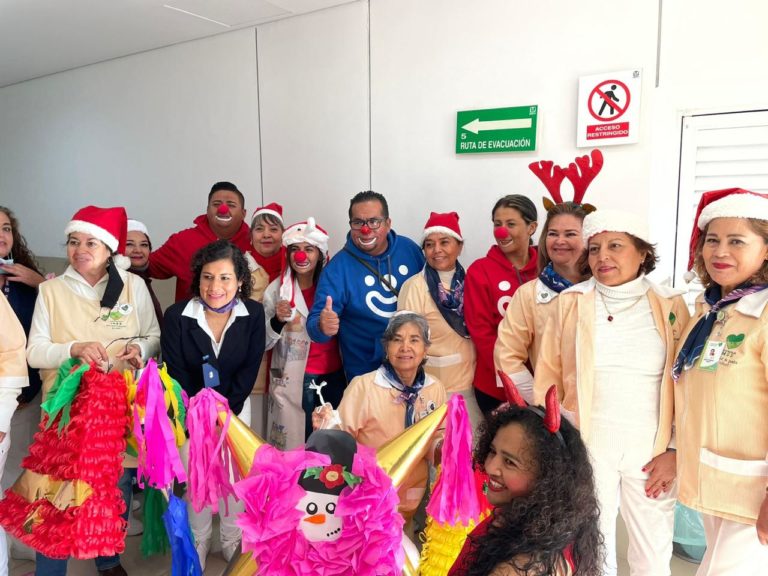 Celebra Voluntariado del IMSS Aguascalientes Navidad a niñas y niños con cáncer