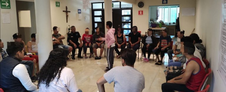 Trabaja prevención del delito de la mano con centros de rehabilitación 