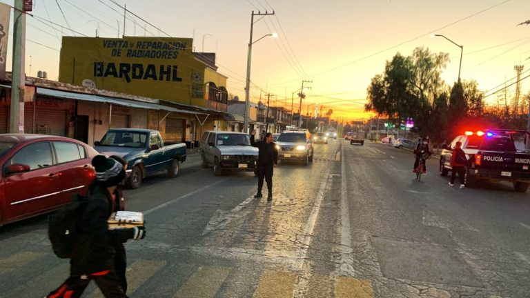 La SSPE coordina operativo para brindar seguridad a la comunidad escolar en Aguascalientes