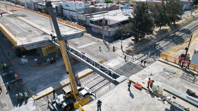 El puente de la México abrirá circulación antes del 16 de abril 