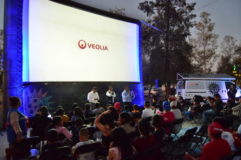 Cine por el cuidado del agua, una actividad de Veolia y el Gobierno de Aguascalientes