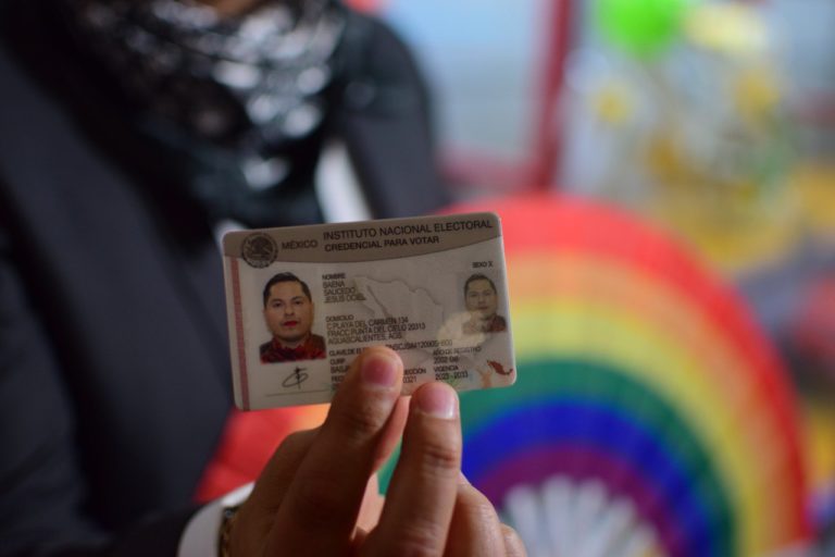 Se entregan las primeras credenciales para votar con casillero no binario del país