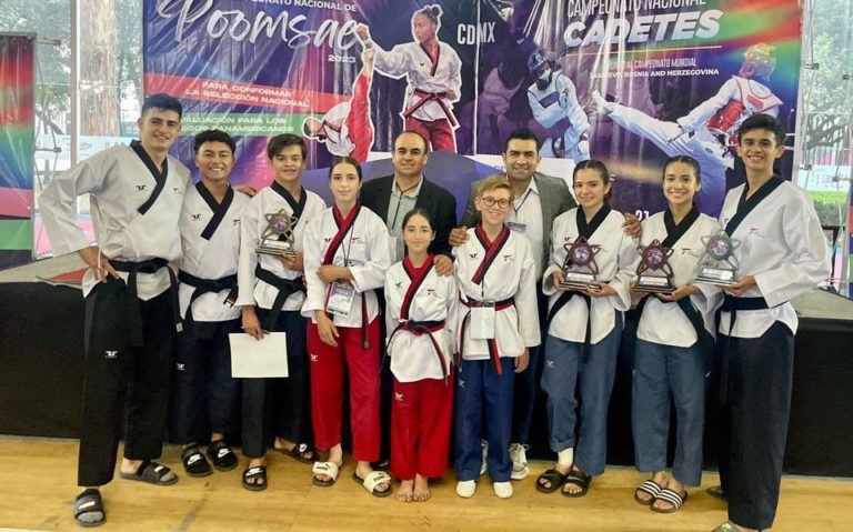 Delegación de Aguascalientes sumó cuatro medallas en el nacional de poomsae