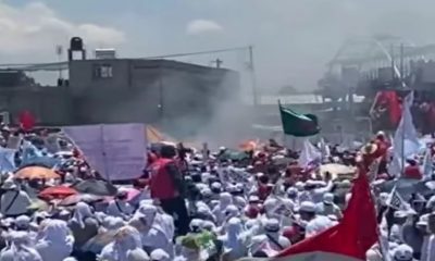 Explota pirotecnia en mitin de del Moral 