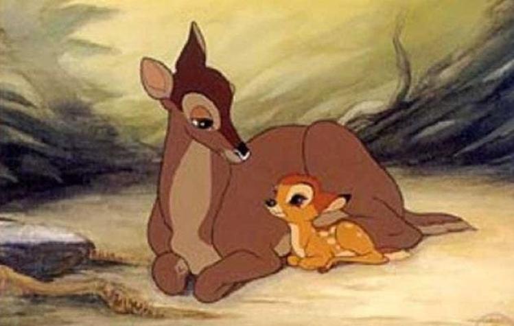 La muerte de la mamá de Bambi