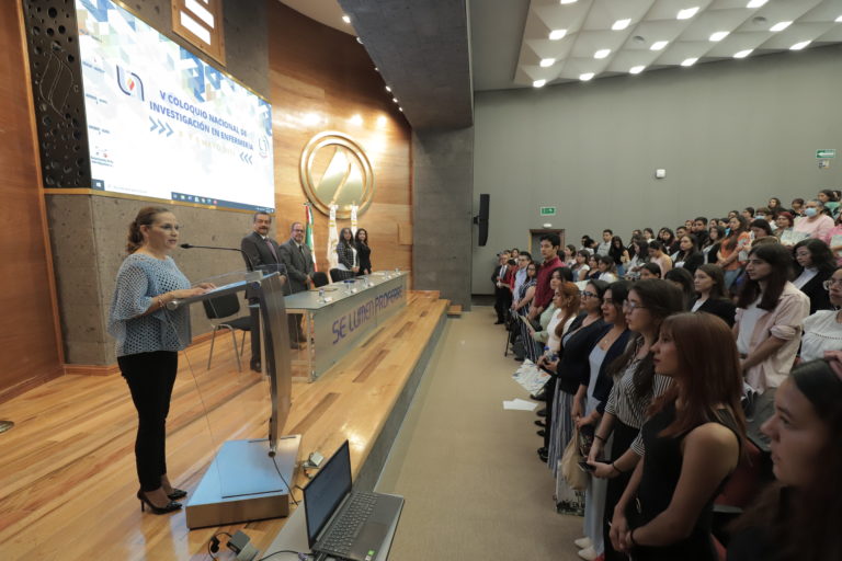 Rectora de la UAA inaugura el V Coloquio Nacional de Investigación en Enfermería