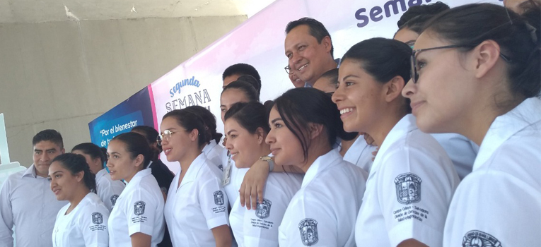 DIF estatal agradeció el servicio de los enfermeros de la Universidad de Guanajuato