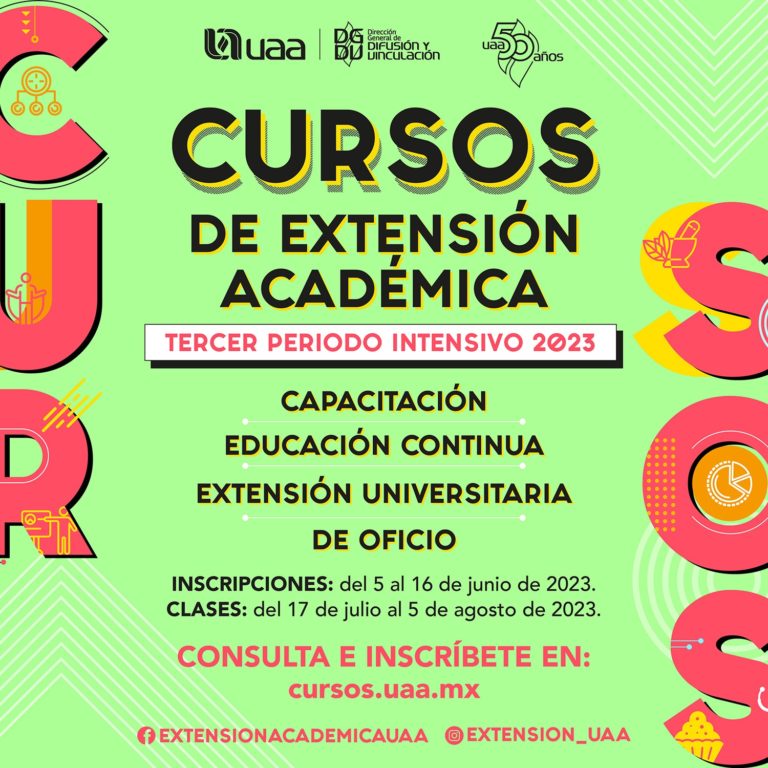 Cursos Intensivos de la UAA: Inscríbete antes del 16 de junio