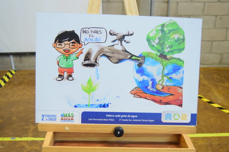 Descubre cómo los niños cuidan el agua en el Concurso de Dibujo ‘Más AGUAscalientes