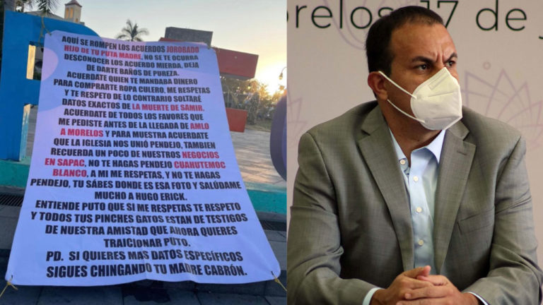 Cuauhtémoc Blanco acumula 14 carpetas de investigación por narcomantas 